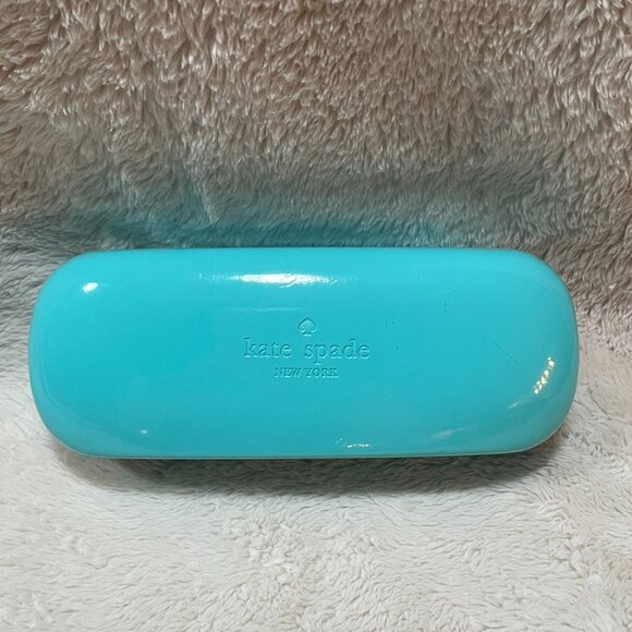 KATE SPADE BUNDLE OF 2 SUNGLASS EYEGLASS HARD CASES PINK BLUE LINED - Picture 8 of 12